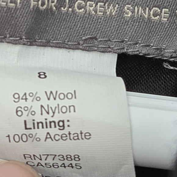 J. Crew Double Cloth by Manifaturra Italy Wool Envelope Black Coat Size 8 - Picture 7 of 16